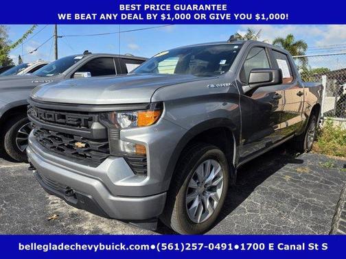 Sterling Gray Metallic 2024 Chevrolet Silverado 1500 Custom