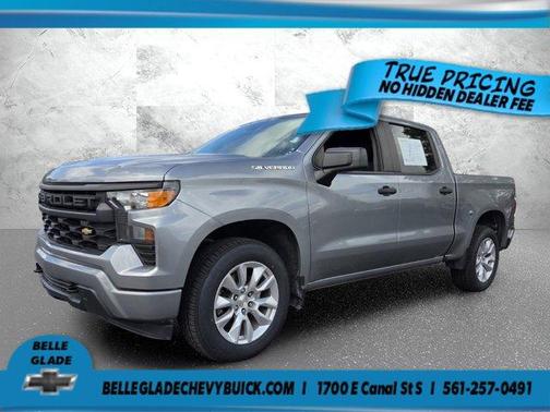 Sterling Gray Metallic 2024 Chevrolet Silverado 1500 Custom