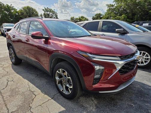 Crimson Metallic 2025 Chevrolet Trax LT