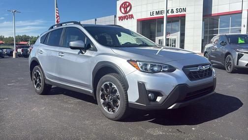 Ice Silver 2023 Subaru Crosstrek Premium