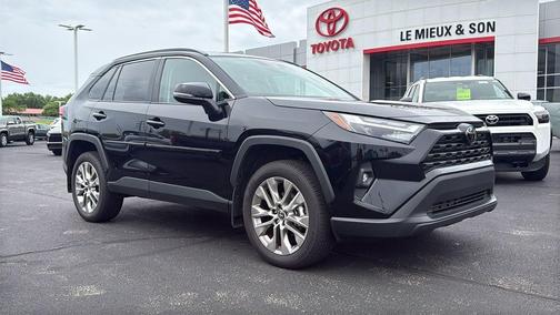 Midnight Black Metallic 2025 Toyota RAV4 XLE Premium