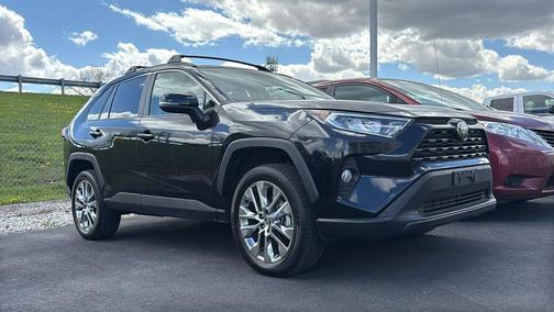 Midnight Black Metallic 2021 Toyota RAV4 XLE Premium