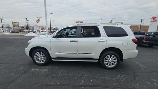 Blizzard Pearl 2019 Toyota Sequoia Platinum