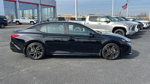 Midnight Black Metallic 2025 Toyota Camry XSE
