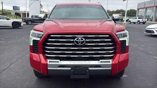Supersonic Red 2024 Toyota Tundra Hybrid Capstone