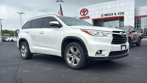Blizzard Pearl 2015 Toyota Highlander Limited