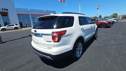 White Platinum Clearcoat Metallic 2016 Ford Explorer Limited