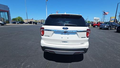 White Platinum Clearcoat Metallic 2016 Ford Explorer Limited