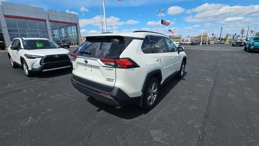 Blizzard Pearl 2020 Toyota RAV4 Hybrid Limited