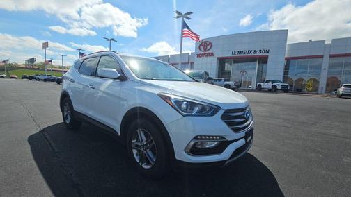 Frost White Pearl 2017 Hyundai Santa Fe Sport 2.4L
