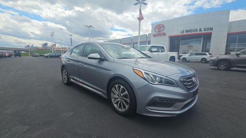 Shale Gray Metallic 2015 Hyundai SONATA Sport