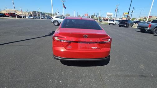 Supersonic Red 2025 Toyota Camry LE