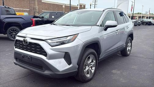 Silver Sky Metallic 2025 Toyota RAV4 Hybrid XLE