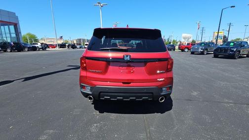Red 2025 Honda Passport AWD EX-L