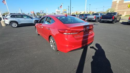 Scarlet Red 2017 Hyundai ELANTRA Limited