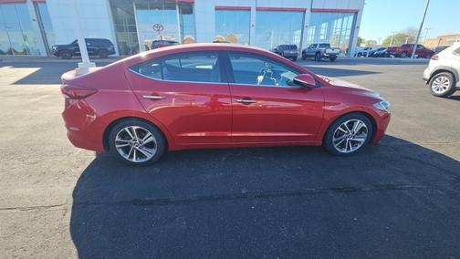 Scarlet Red 2017 Hyundai ELANTRA Limited