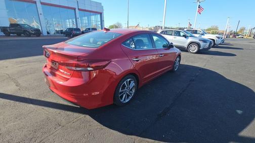Scarlet Red 2017 Hyundai ELANTRA Limited