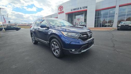 Obsidian Blue Pearl 2018 Honda CR-V EX