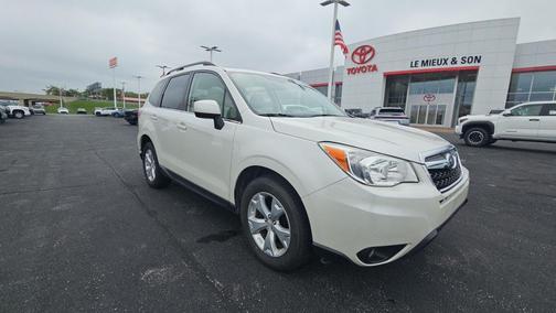 Satin White Pearl 2014 Subaru Forester 2.5i Limited