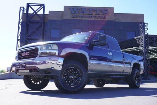 Indigo Blue Metallic 2000 GMC Sierra 2500 SLT H/D Extended Cab