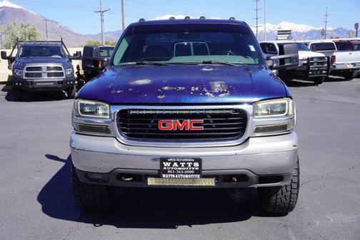 Indigo Blue Metallic 2000 GMC Sierra 2500 SLT H/D Extended Cab