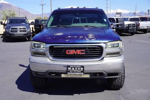 Indigo Blue Metallic 2000 GMC Sierra 2500 SLT H/D Extended Cab
