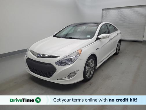White 2014 Hyundai SONATA Hybrid Limited
