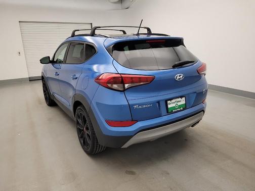 Caribbean Blue 2017 Hyundai TUCSON Night