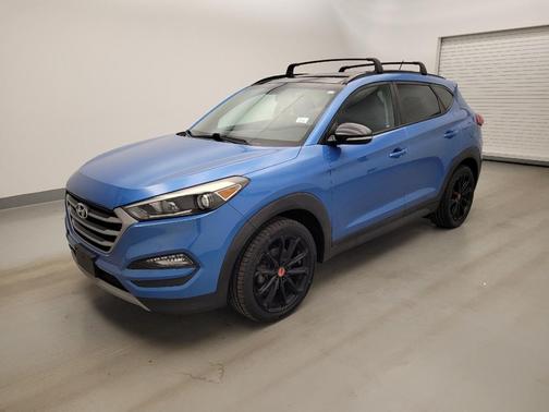 Caribbean Blue 2017 Hyundai TUCSON Night