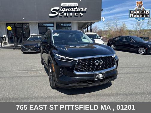 Mineral Black 2023 INFINITI QX60 Luxe
