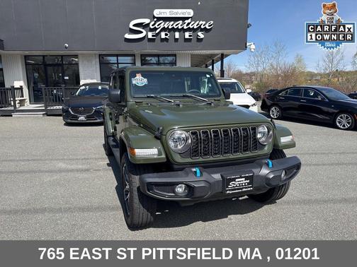 Sarge Green Clearcoat 2024 Jeep Wrangler 4xe Sport S