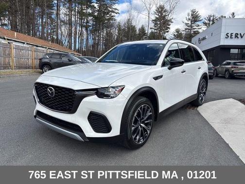 Rhodium White Premium 2025 Mazda CX-70 PHEV Premium Plus Package