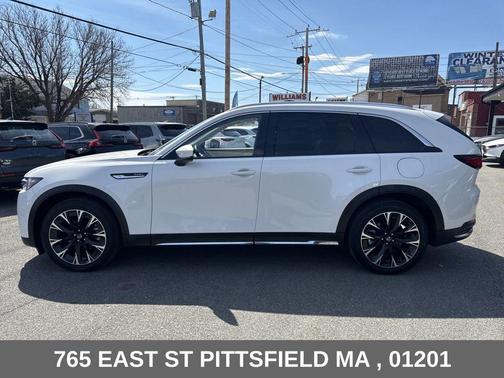 Rhodium White Premium 2024 Mazda CX-90 PHEV Premium Plus