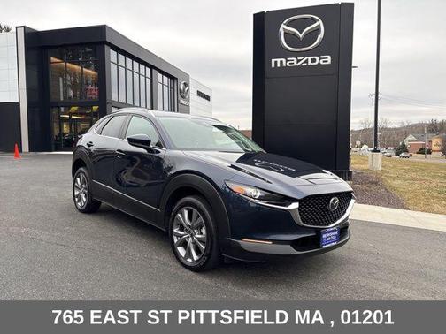 Deep Crystal Blue Mica 2025 Mazda CX-30 2.5 S Preferred Package