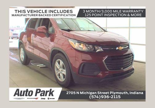Crimson Metallic 2021 Chevrolet Trax LS