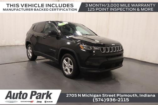 Diamond Black 2023 Jeep Compass Sport