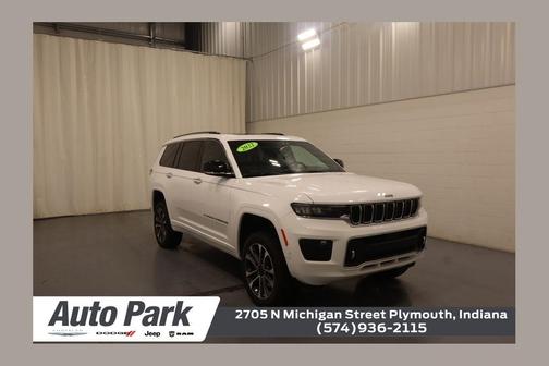Bright White Clearcoat 2022 Jeep Grand Cherokee L Overland