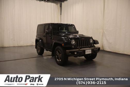 Black Clearcoat 2016 Jeep Wrangler Sahara