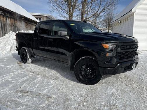 Black 2026 Chevrolet Silverado 1500 Custom Trail Boss Truck