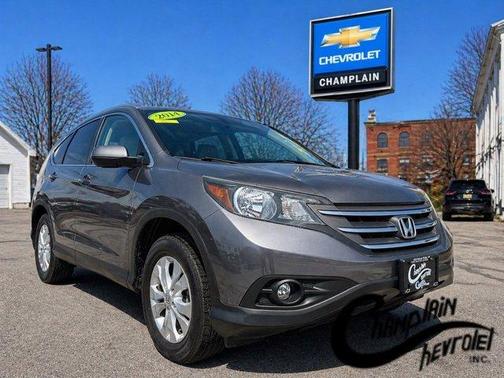 Gray 2014 Honda CR-V EX-L