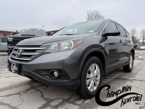 Gray 2014 Honda CR-V EX-L