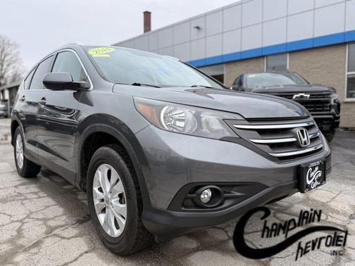 Gray 2014 Honda CR-V EX-L