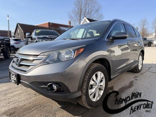 Gray 2014 Honda CR-V EX-L
