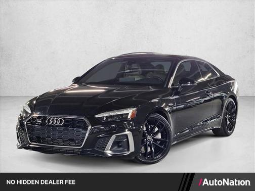 Mythos Black Metallic 2021 Audi A5 45 S line Premium Plus