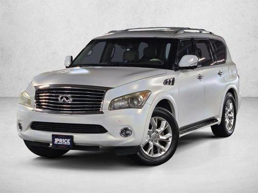 Moonlight White 2012 INFINITI QX56 Base