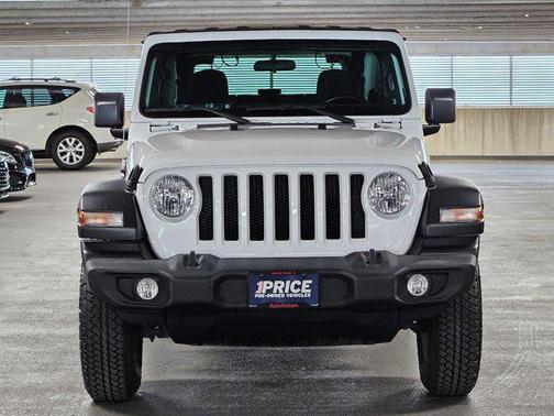 Bright White Clearcoat 2021 Jeep Wrangler Sport S