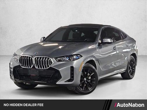 Skyscraper Grey Metallic 2025 BMW X6 xDrive40i