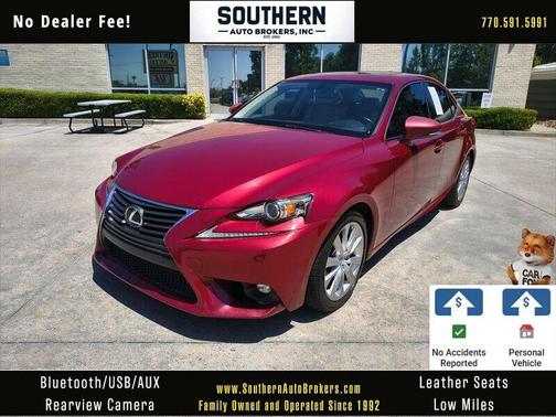Matador Red Mica 2015 Lexus IS 250 Crafted Line