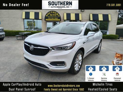 White Frost Tricoat 2018 Buick Enclave Premium
