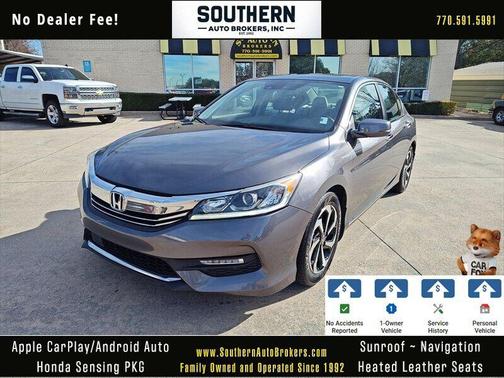 2017 Honda Accord EX-L w/Navigation & Honda Sensing